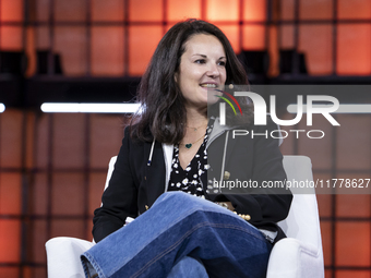 Partner at EQT, Carolina Brochado, attends the third and last day of Web Summit in Lisbon, Portugal, on November 14, 2024. The largest techn...