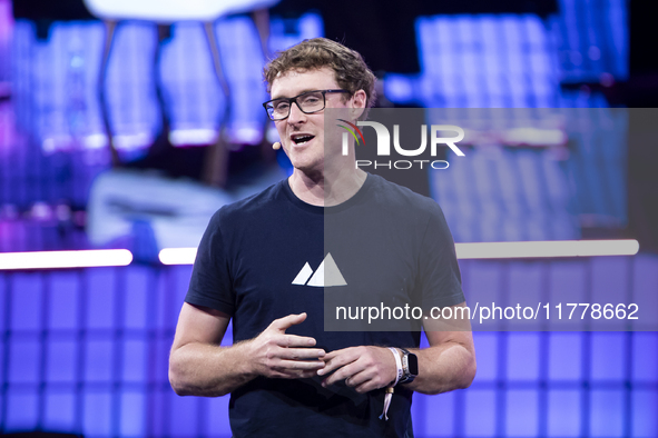 CEO and Founder of Web Summit Paddy Cosgrave attends the third and last day of Web Summit in Lisbon, Portugal, on November 14, 2024. The lar...