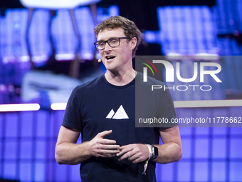 CEO and Founder of Web Summit Paddy Cosgrave attends the third and last day of Web Summit in Lisbon, Portugal, on November 14, 2024. The lar...