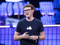 CEO and Founder of Web Summit Paddy Cosgrave attends the third and last day of Web Summit in Lisbon, Portugal, on November 14, 2024. The lar...