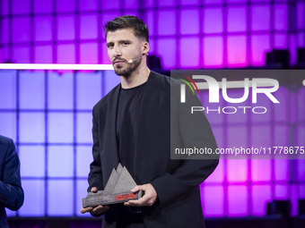 Ruben Dias, a four-time Premier League and Champions League winner with Manchester City and Portugal, attends the third and last day of the...