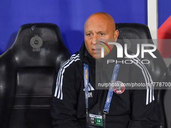 Qatar National team head coach Bartolome Marquez looks on before the FIFA World Cup 2026 AFC Asian Qualifiers 3rd round group A match betwee...