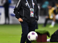 Qatar National team head coach Bartolome Marquez reacts during the FIFA World Cup 2026 AFC Asian Qualifiers 3rd round group A match between...