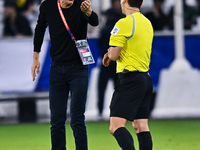 Uzbekistan national team head coach Srecko Katanec reacts during the FIFA World Cup 2026 AFC Asian Qualifiers third round group A match betw...