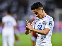 Abbosbek Fayazullaev of Uzbekistan celebrates after scoring a goal during the FIFA World Cup 2026 AFC Asian Qualifiers third round group A m...