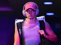 RIYADH, SAUDI ARABIA - NOVEMBER 07: Iga Swiatek of Poland seen before her match against Daria Kasatkina, on Day 6 of the 2024 WTA Finals, pa...