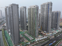 A Vanke property is under construction in Nanjing, Jiangsu province, China, on November 15, 2024. On November 15, 2024, the National Bureau...