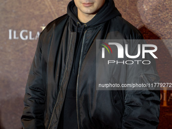 Giacomo Giorgio attends the ''Gladiator II'' (Il Gladiatore II) special screening red carpet at Auditorium Parco Della Musica in Rome, Italy...