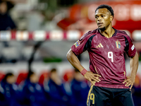 Belgium forward Lois Openda plays during the match between Belgium and Italy at the King Baudouin Stadium for the UEFA Nations League - Leag...