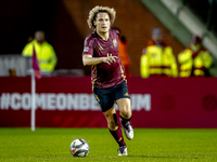 Belgium defender Wout Faes plays during the match between Belgium and Italy at the King Baudouin Stadium for the UEFA Nations League - Leagu...