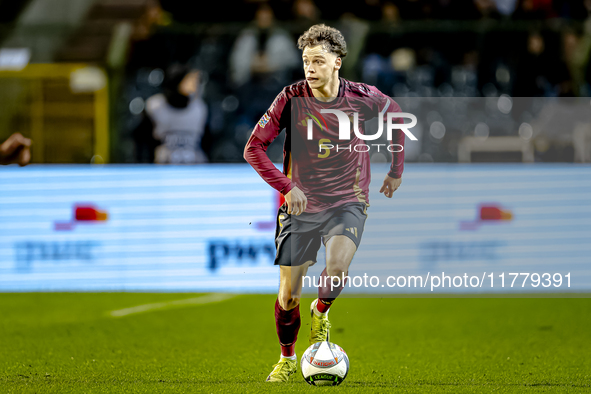 Belgium midfielder Maxim de Cuyper plays during the match between Belgium and Italy at the King Baudouin Stadium for the UEFA Nations League...