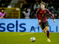 Belgium midfielder Maxim de Cuyper plays during the match between Belgium and Italy at the King Baudouin Stadium for the UEFA Nations League...