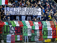 Supporters of Italy during the match between Belgium and Italy at the King Baudouin Stadium for the UEFA Nations League - League A - Group A...