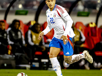 Italy defender Giovanni Di Lorenzo plays during the match between Belgium and Italy at the King Baudouin Stadium for the UEFA Nations League...