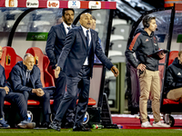 Italy trainer Luciano Spalletti is present during the match between Belgium and Italy at the King Baudouin Stadium for the UEFA Nations Leag...