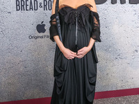 Jennifer Lawrence arrives at the Los Angeles Premiere Of Apple Original Films' 'Bread And Roses' held at the Hammer Museum on November 14, 2...