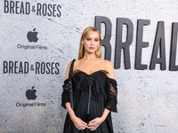 Jennifer Lawrence arrives at the Los Angeles Premiere Of Apple Original Films' 'Bread And Roses' held at the Hammer Museum on November 14, 2...