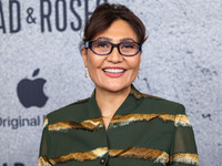 Sahra Mani arrives at the Los Angeles Premiere Of Apple Original Films' 'Bread And Roses' held at the Hammer Museum on November 14, 2024 in...