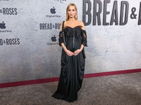 Jennifer Lawrence arrives at the Los Angeles Premiere Of Apple Original Films' 'Bread And Roses' held at the Hammer Museum on November 14, 2...