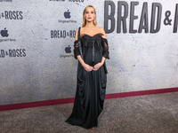 Jennifer Lawrence arrives at the Los Angeles Premiere Of Apple Original Films' 'Bread And Roses' held at the Hammer Museum on November 14, 2...