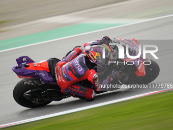 Jorge Martin (89) of Spain and Prima Pramac Racing Ducati during the free practice of the Motul Solidarity Grand Prix of Barcelona at Ricard...