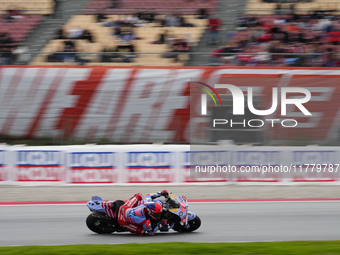 Marc Marquez (93) of Spain and Gresini Racing Moto GP Ducati during the free practice of the Motul Solidarity Grand Prix of Barcelona at Ric...