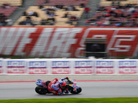 Marc Marquez (93) of Spain and Gresini Racing Moto GP Ducati during the free practice of the Motul Solidarity Grand Prix of Barcelona at Ric...