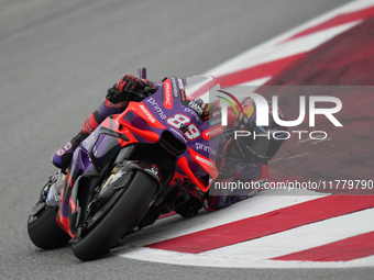 Jorge Martin (89) of Spain and Prima Pramac Racing Ducati during the free practice of the Motul Solidarity Grand Prix of Barcelona at Ricard...