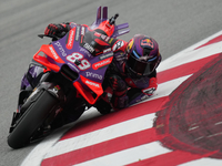 Jorge Martin (89) of Spain and Prima Pramac Racing Ducati during the free practice of the Motul Solidarity Grand Prix of Barcelona at Ricard...