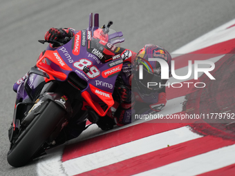 Jorge Martin (89) of Spain and Prima Pramac Racing Ducati during the free practice of the Motul Solidarity Grand Prix of Barcelona at Ricard...