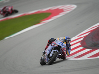 Alex Marquez (73) of Spain and Gresini Racing Moto GP Ducati during the free practice of the Motul Solidarity Grand Prix of Barcelona at Ric...