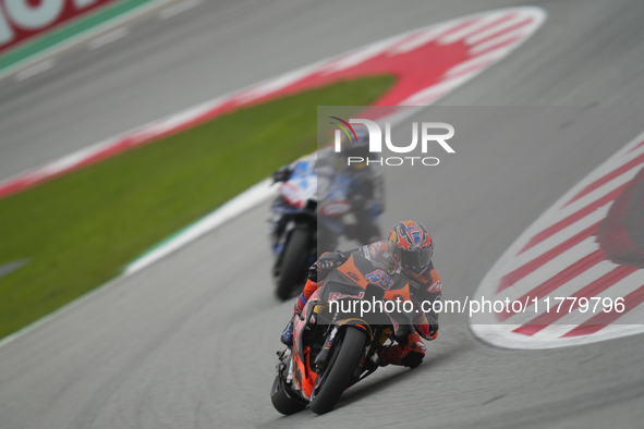 Jack Miller (43) of Austria and Red Bull KTM Factory Racing KTM during the free practice of the Motul Solidarity Grand Prix of Barcelona at...