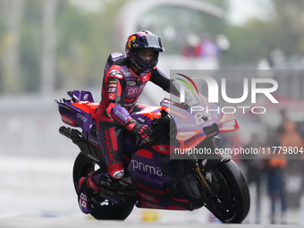 Jorge Martin (89) of Spain and Prima Pramac Racing Ducati during the free practice of the Motul Solidarity Grand Prix of Barcelona at Ricard...