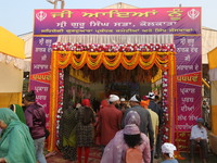 Devotees practice on the occasion of Guru Nanak Jayanti in Kolkata, India, on November 15, 2024. Guru Nanak Jayanti, also known as Gurpurab,...