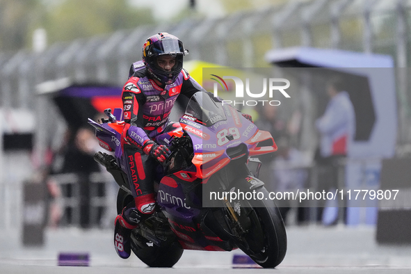 Jorge Martin (89) of Spain and Prima Pramac Racing Ducati during the free practice of the Motul Solidarity Grand Prix of Barcelona at Ricard...