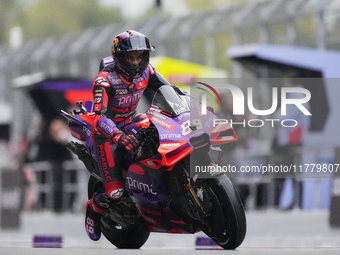 Jorge Martin (89) of Spain and Prima Pramac Racing Ducati during the free practice of the Motul Solidarity Grand Prix of Barcelona at Ricard...