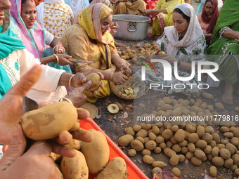 Devotees practice on the occasion of Guru Nanak Jayanti in Kolkata, India, on November 15, 2024. Guru Nanak Jayanti, also known as Gurpurab,...