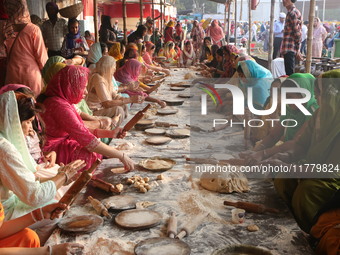 Devotees practice on the occasion of Guru Nanak Jayanti in Kolkata, India, on November 15, 2024. Guru Nanak Jayanti, also known as Gurpurab,...