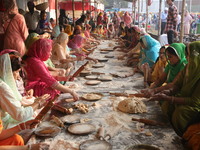 Devotees practice on the occasion of Guru Nanak Jayanti in Kolkata, India, on November 15, 2024. Guru Nanak Jayanti, also known as Gurpurab,...