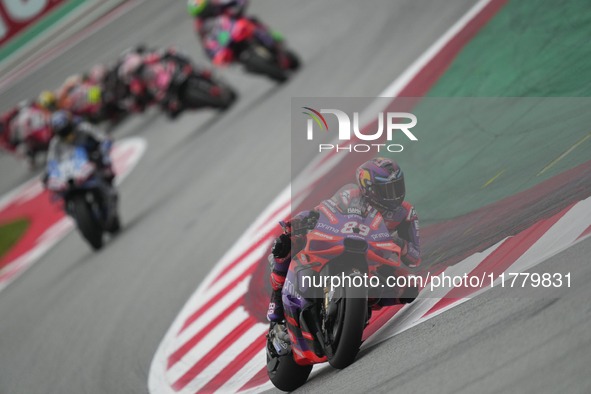 Jorge Martin (89) of Spain and Prima Pramac Racing Ducati during the free practice of the Motul Solidarity Grand Prix of Barcelona at Ricard...