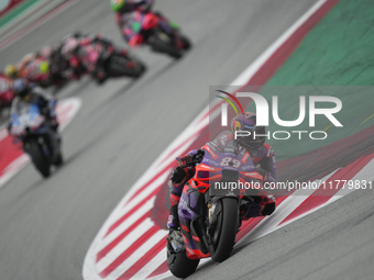 Jorge Martin (89) of Spain and Prima Pramac Racing Ducati during the free practice of the Motul Solidarity Grand Prix of Barcelona at Ricard...