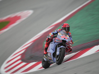 Marc Marquez (93) of Spain and Gresini Racing Moto GP Ducati during the free practice of the Motul Solidarity Grand Prix of Barcelona at Ric...