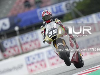 Somkiat Chantra (35) of Thailand and Idemitsu Honda Team Asia Kales during the free practice of the Motul Solidarity Grand Prix of Barcelona...