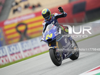 Marcos Ramirez (24) Spain and Onlyfans American Racing Team Kalex during the free practice of the Motul Solidarity Grand Prix of Barcelona a...