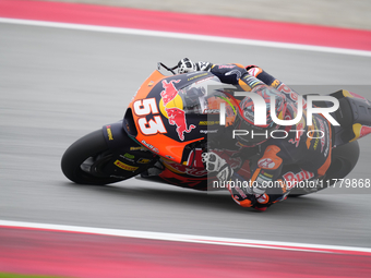 Deniz Oncu (53) of Turkey and Red Bull KTM Ajo Kalex during the free practice of the Motul Solidarity Grand Prix of Barcelona at Ricardo Tor...