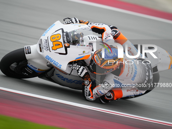 Zonta Vd Goorbergh (84) of Netherlands and Rw-Idrofoglia Racing GP Kalex during the free practice of the Motul Solidarity Grand Prix of Barc...