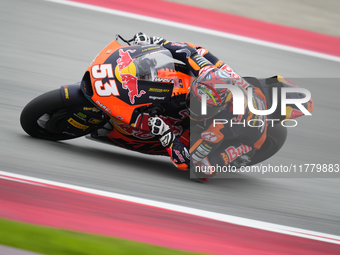 Deniz Oncu (53) of Turkey and Red Bull KTM Ajo Kalex during the free practice of the Motul Solidarity Grand Prix of Barcelona at Ricardo Tor...