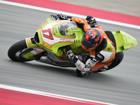 David Munoz (17) of Spain and Preicanos Racing Team Kalex during the free practice of the Motul Solidarity Grand Prix of Barcelona at Ricard...