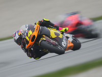 Tony Arbolino (14) of Italy and Elf Marc Vds Racing Team Kalex during the free practice of the Motul Solidarity Grand Prix of Barcelona at R...