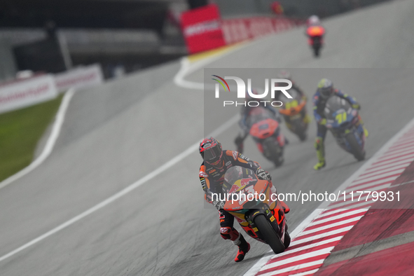 Deniz Oncu (53) of Turkey and Red Bull KTM Ajo Kalex during the free practice of the Motul Solidarity Grand Prix of Barcelona at Ricardo Tor...